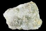Quartz Crystal Cluster with Calcite and Pyrite - Morocco #137141-1